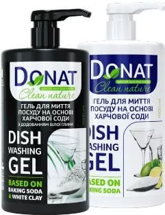Засоби для миття посуду в асортименті Donat 1 l
