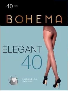Колготки жіночі Елегант/Танго 40 ден Bohema; ціна від 108.9