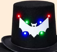 Капелюх з підсвіткою Halloween, в асортименті