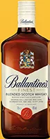 Віскі Ballantine's Finest 40%, 0,7 л, Шотландія / напій спиртний Ballantine's Wild 30%, 0,7 л, Велика Британія