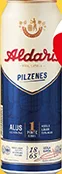Пиво Aldaris Alus Pilzenes світле, 4,2%, 0,568 л, ж/б, Латвія
