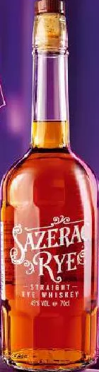 Віскі Sazerac Straight Rye, 0,7 л; акція 10.11.2026–09.12.2026 У магазинах-винятках із переліку каталогу ціна діє за умови сканування QR «Власного Рахунку» в застосунку «Сільпо».