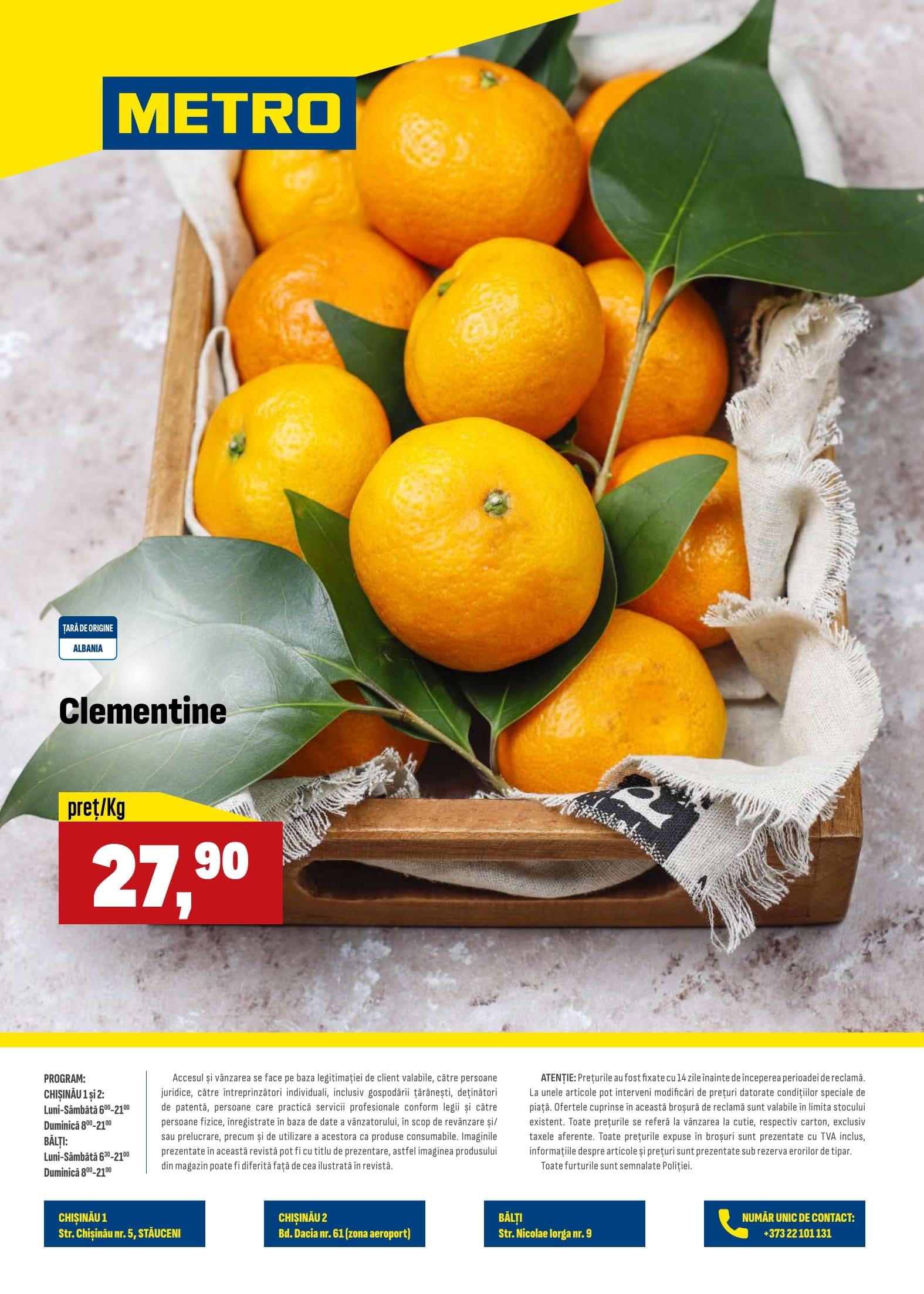 Metro catalog cu reduceri 28 noiembrie 04 decembrie 2024