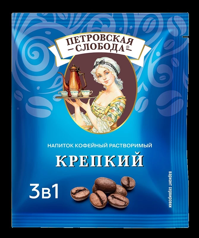 ПЕТРОВСКАЯ СЛОБОДА Cafea 3in1 25p Кофе