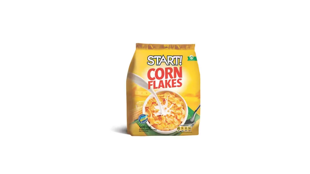 Fulgi naturali de porumb Start, 500g