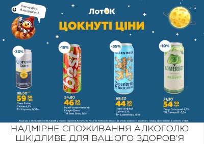 Каталог ЛотОК - Цокнуті ціни — Київ, сторінка 13: знижки та акції 26 жовтня – 8 листопада 2026