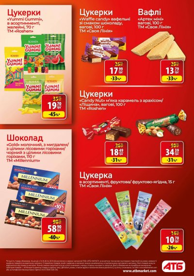 Каталог АТБ - АТБ: Осінні знижки — Економія — Київ, сторінка 18: знижки та акції 14 – 20 жовтня 2026