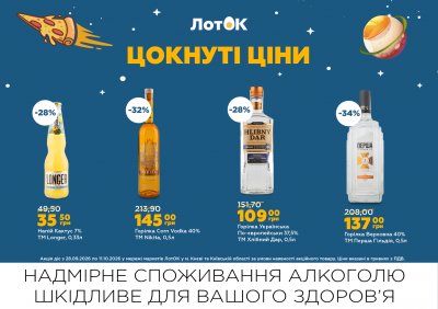 Каталог ЛотОК - Цокнуті ціни — Київ, сторінка 13: знижки та акції 28 вересня – 11 жовтня 2026