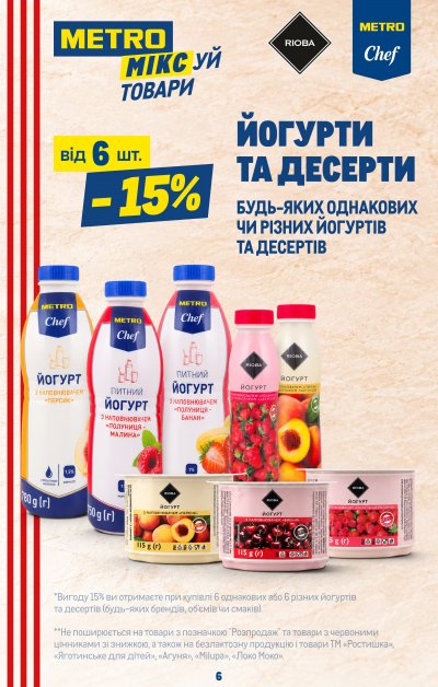 Каталог Metro - Наші бренди — ваші моменти: італійські смаки та товари для дому — Київ, сторінка 8: знижки та акції 21 жовтня – 3 листопада 2026