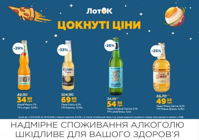 Каталог ЛотОК - Цокнуті ціни — Київ, сторінка 14: знижки та акції 12 – 25 жовтня 2026