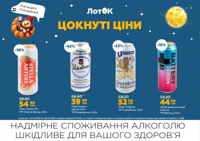 Каталог ЛотОК - Цокнуті ціни — Київ, сторінка 15: знижки та акції 12 – 25 жовтня 2026