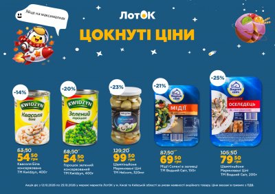 Каталог ЛотОК - Цокнуті ціни — Київ, сторінка 7: знижки та акції 12 – 25 жовтня 2026