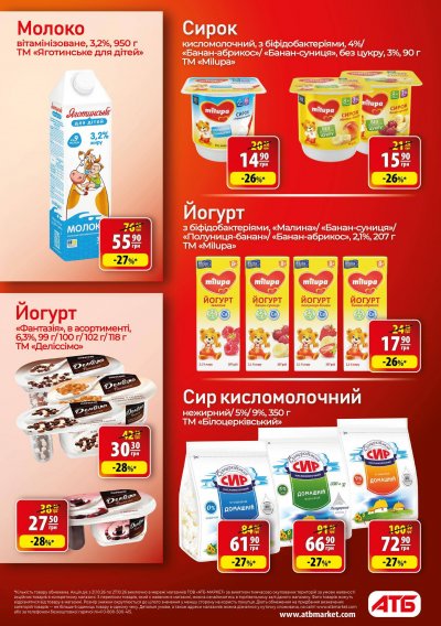 Каталог АТБ - Осінні знижки до 45% — Київ, сторінка 17: знижки та акції 21 – 27 жовтня 2026