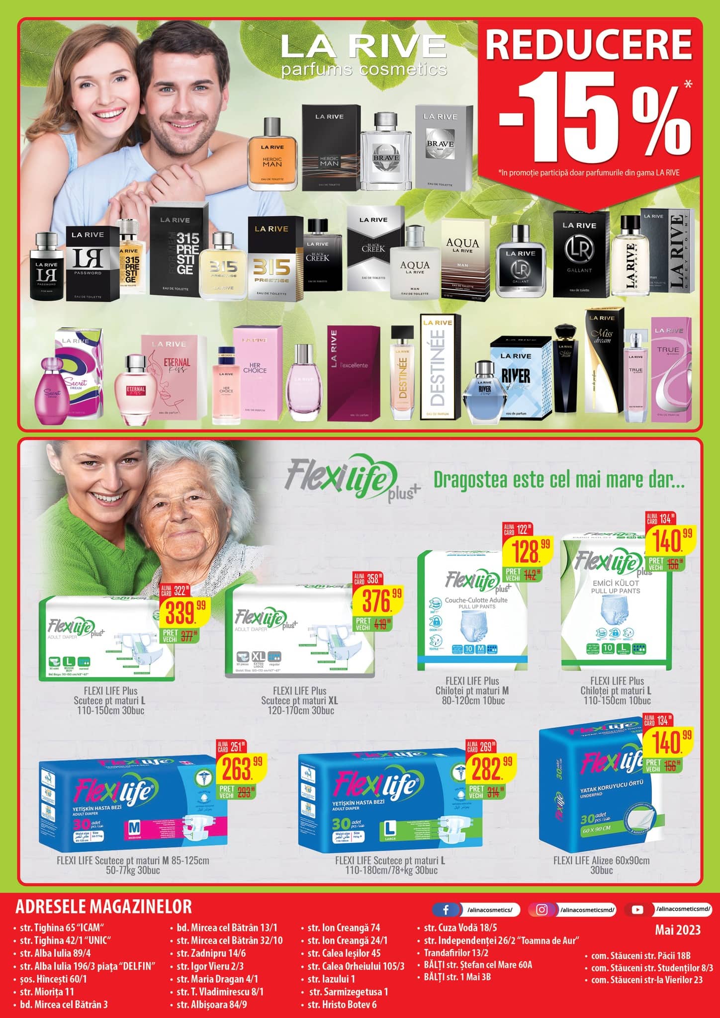 Alina Cosmetics catalog cu reduceri May 2025