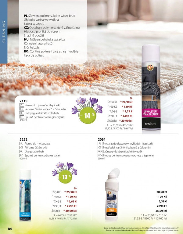Catalog Betterstyle - Catalogul cu reduceri, pagina 84: reduceri și oferte 01 - 30 aprilie 2026