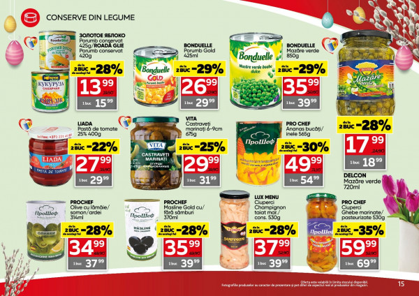 Catalog Slavena - Catalogul cu reduceri, pagina 15: reduceri și oferte 01 - 21 aprilie 2026