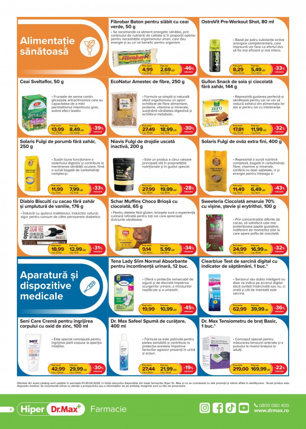 Catalog DrMax - Catalog Hiper, pagina 6: reduceri și oferte 01 - 30 aprilie 2026