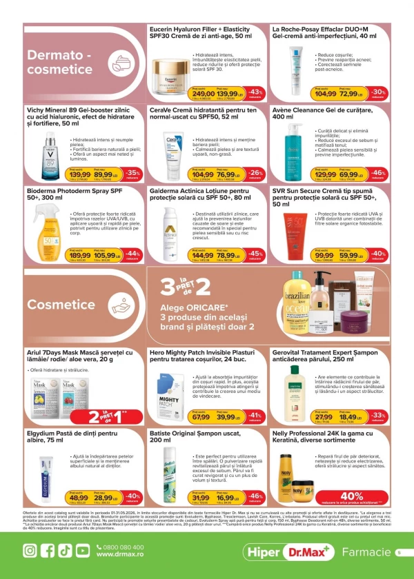 Catalog DrMax - Catalogul cu reduceri, pagina 5: reduceri și oferte 01 - 31 mai 2026