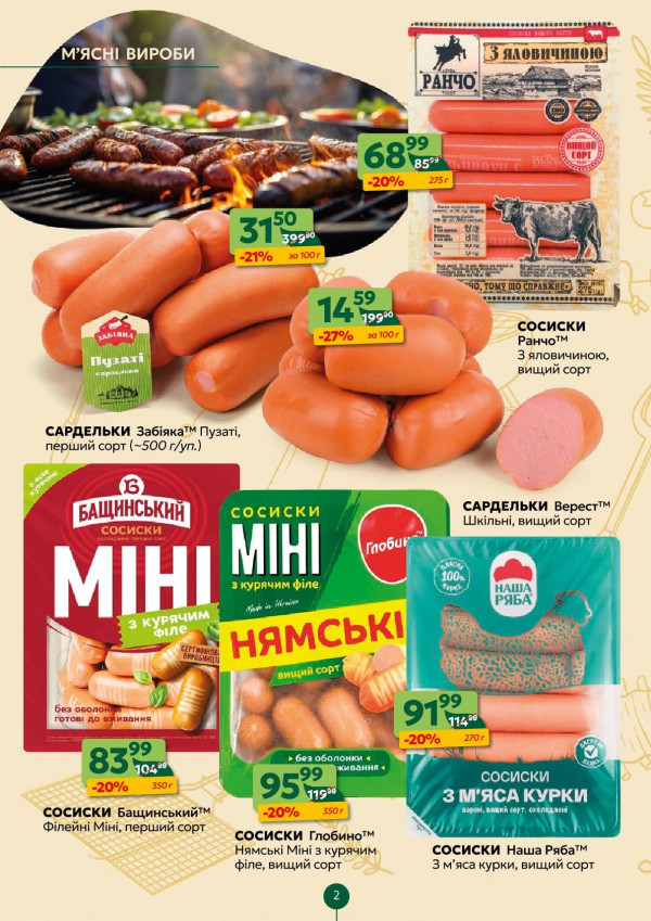 Каталог Близенько - Каталог знижок, сторінка 2: знижки та акції 20 - 26 квітня 2026