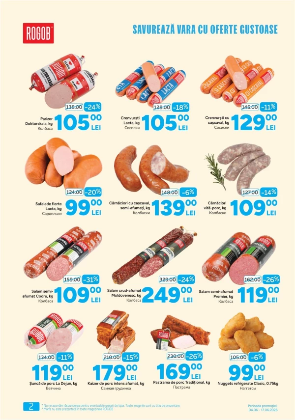 Catalog Rogob - Catalogul cu reduceri, pagina 2: reduceri și oferte 04 - 17 iunie 2026