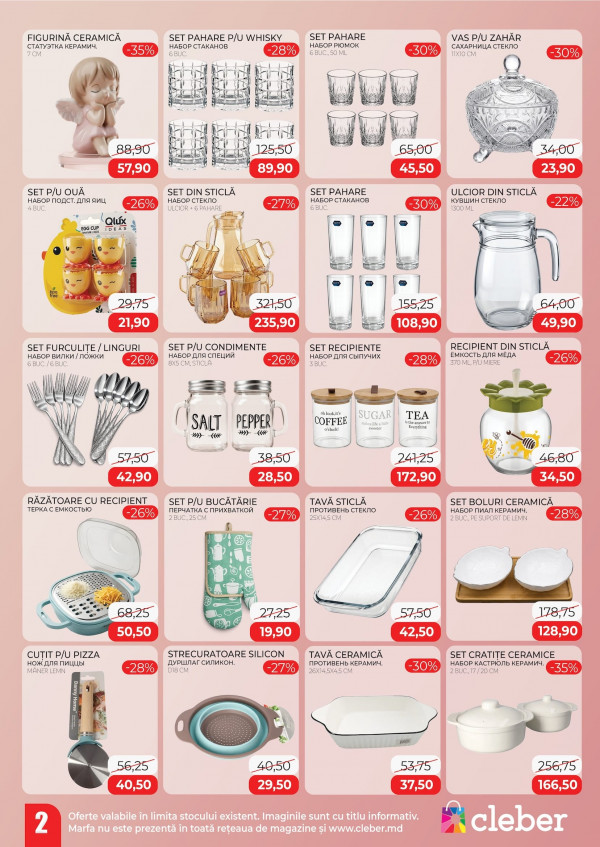 Catalog Cleber - Catalogul cu reduceri, pagina 2: reduceri și oferte 23 martie - 30 aprilie 2026