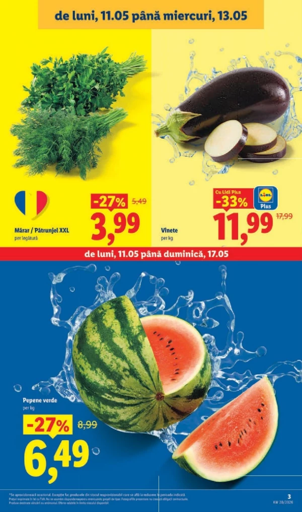 Каталог Lidl - Каталог скидок, страница 3: скидки и акции 11 - 17 мая 2026