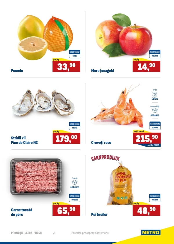 Catalog Metro - Oferta saptaminala, pagina 3: reduceri și oferte 29 octombrie – 4 noiembrie 2026