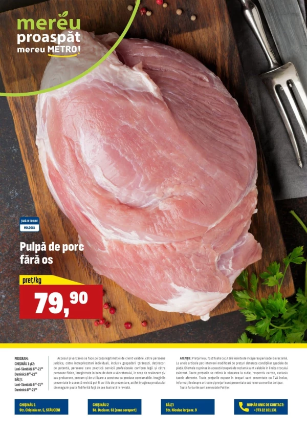 Catalog Metro - Oferta saptaminala, pagina 4: reduceri și oferte 29 octombrie – 4 noiembrie 2026