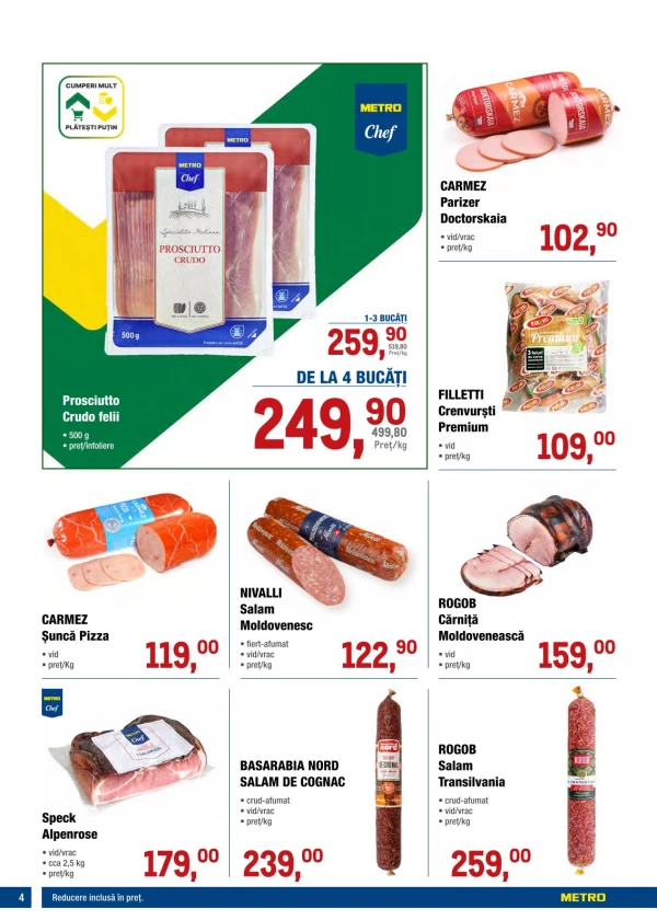 Catalog Metro - Catalogul cu reduceri, pagina 4: reduceri și oferte 15 – 28 octombrie 2026