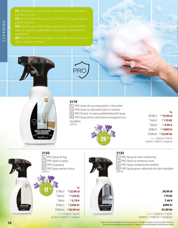 Catalog Betterstyle - Catalogul cu reduceri, pagina 76: reduceri și oferte 01 - 30 aprilie 2026