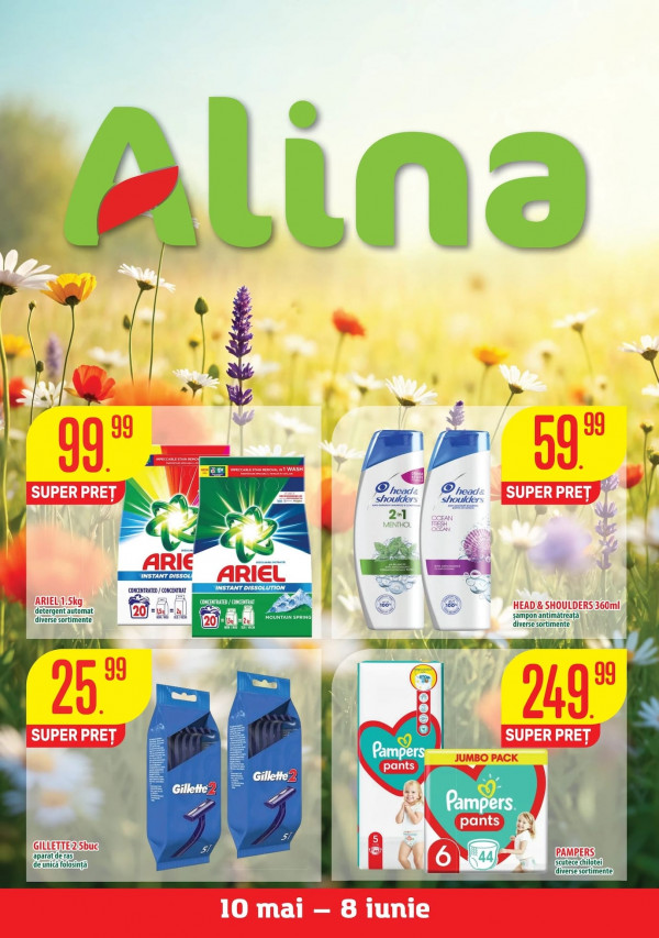 Alina Cosmetics catalog cu reduceri
