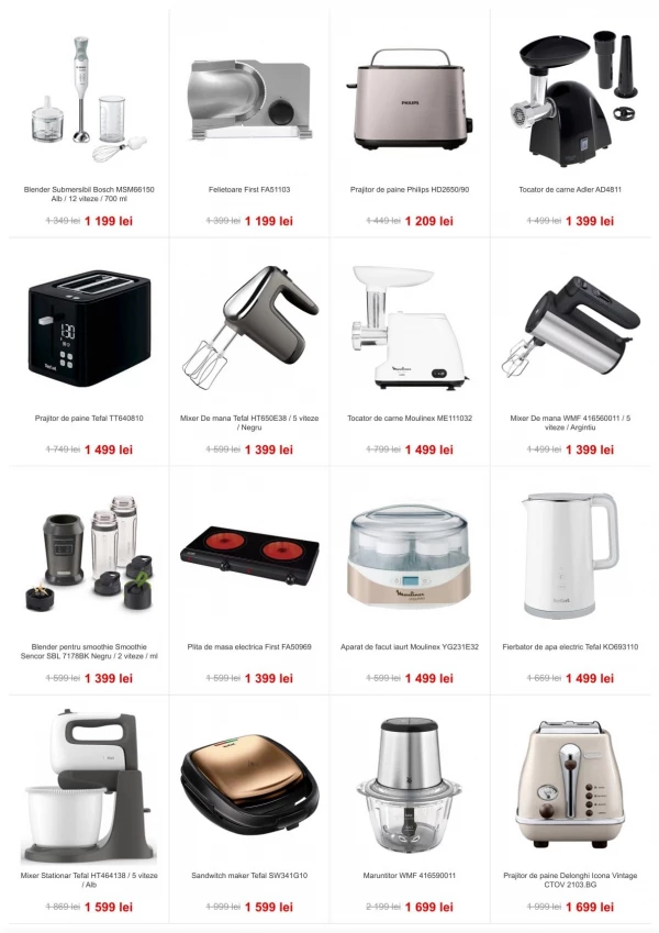 Catalog Bomba - Reduceri de sărbători de până la -40% la electrocasnice mici, pagina 4: reduceri și oferte 01 - 31 mai 2026
