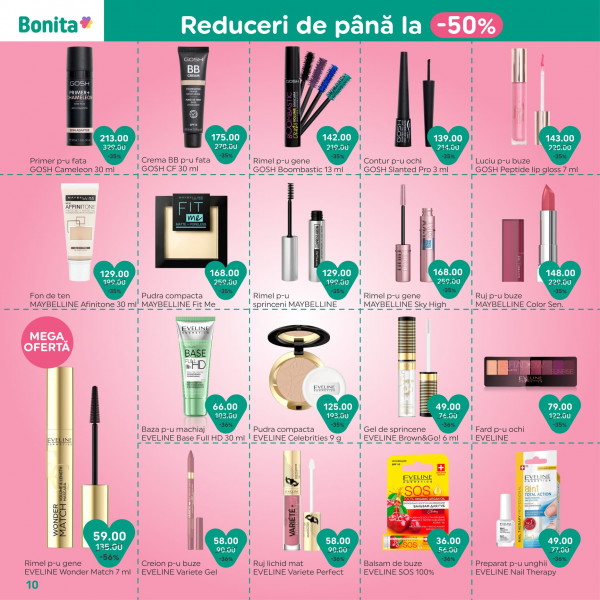 Catalog Bonita - Catalogul cu reduceri, pagina 10: reduceri și oferte 30 martie - 30 aprilie 2026