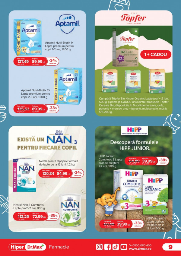 Catalog DrMax - Catalogul cu reduceri, pagina 9: reduceri și oferte 01 - 30 aprilie 2026
