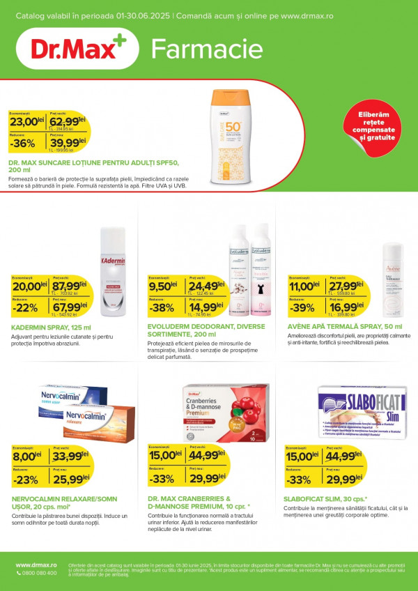 DrMax catalog cu reduceri