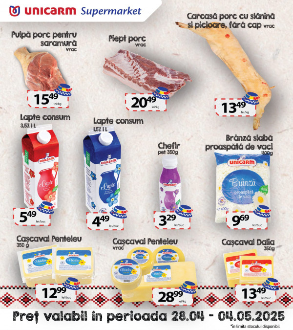 Unicarm Supermarket catalog cu reduceri