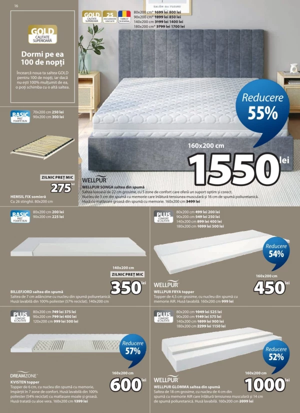 Catalog JYSK - Catalogul cu reduceri, pagina 16: reduceri și oferte 24 aprilie - 26 mai 2026