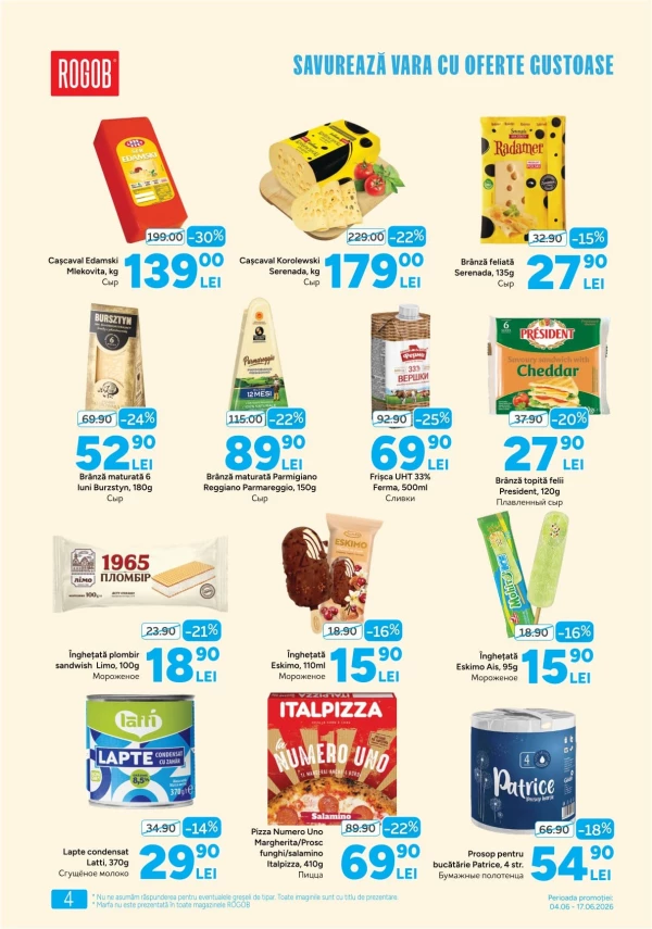 Catalog Rogob - Catalogul cu reduceri, pagina 4: reduceri și oferte 04 - 17 iunie 2026
