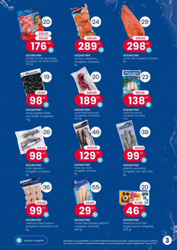 Catalog Ocean Fish - Catalogul cu reduceri, pagina 3: reduceri și oferte 01 - 30 aprilie 2026