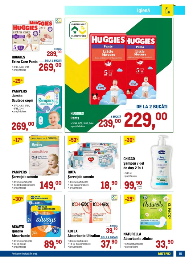 Catalog Metro - Catalogul cu reduceri, pagina 15: reduceri și oferte 15 – 28 octombrie 2026