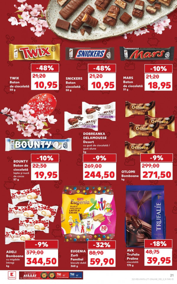 Каталог Kaufland - Каталог скидок, страница 21: скидки и акции 09 - 15 апреля 2026