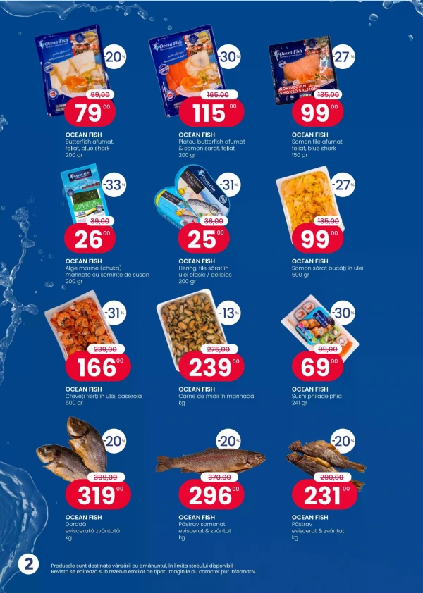 Catalog Ocean Fish - Catalogul cu reduceri, pagina 2: reduceri și oferte 01 - 31 mai 2026