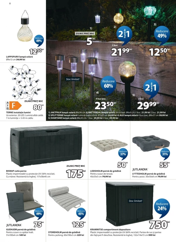 Catalog JYSK - Catalogul cu reduceri, pagina 8: reduceri și oferte 24 aprilie - 26 mai 2026