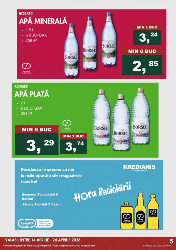 Catalog Kredianis - Catalogul cu reduceri, pagina 6: reduceri și oferte 14 - 24 aprilie 2026