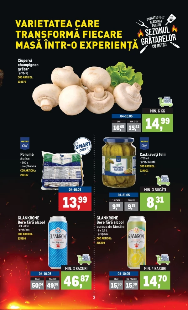 Catalog Metro - Catalogul cu reduceri, pagina 3: reduceri și oferte 01 - 31 mai 2026