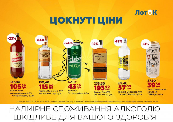 Каталог ЛотОК - Каталог знижок, сторінка 9: знижки та акції 13 - 26 квітня 2026