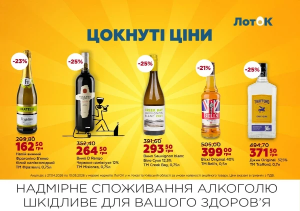 Каталог ЛотОК - Каталог знижок, сторінка 11: знижки та акції 27 квітня - 10 травня 2026
