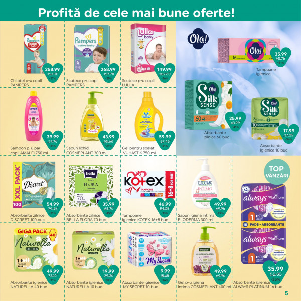 Catalog Bonita - Catalogul cu reduceri, pagina 5: reduceri și oferte 30 martie - 30 aprilie 2026