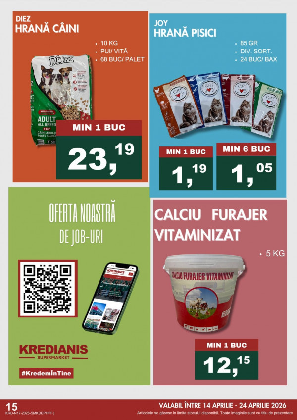 Catalog Kredianis - Catalogul cu reduceri, pagina 16: reduceri și oferte 14 - 24 aprilie 2026