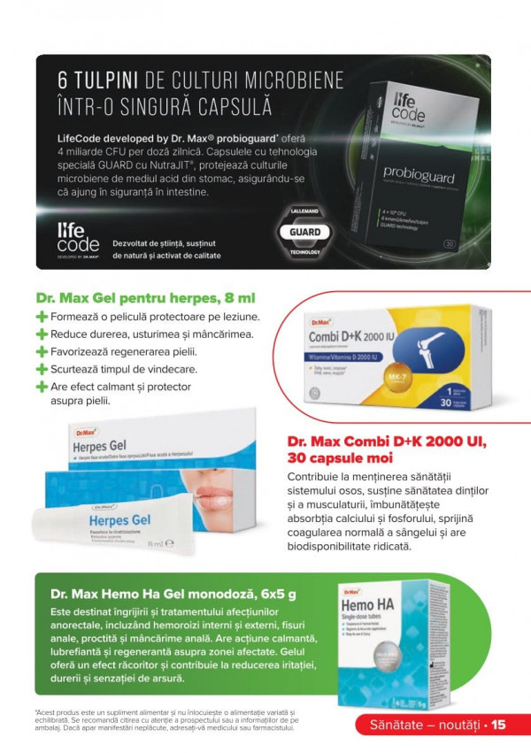 Catalog DrMax - Catalogul Sanatate, pagina 15: reduceri și oferte 01 martie - 31 mai 2026